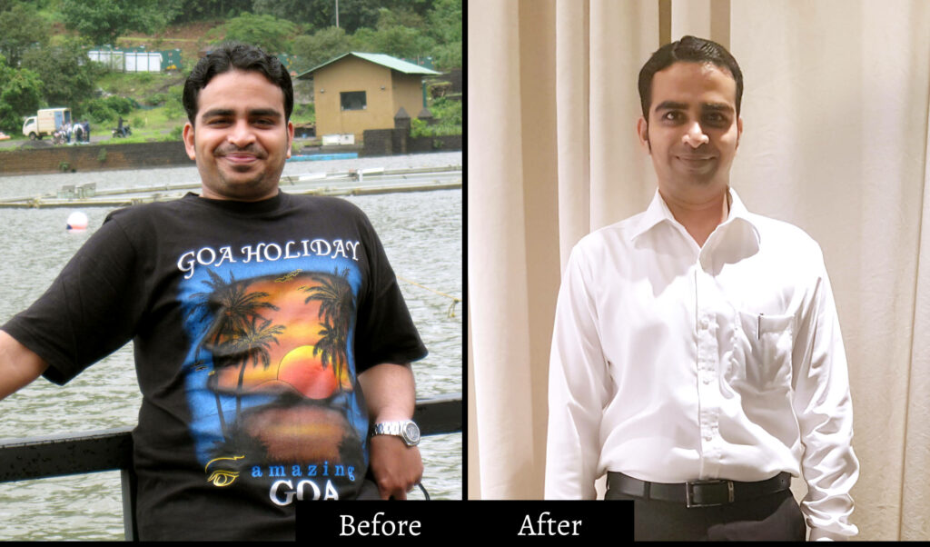 Siddharth weight loss journey