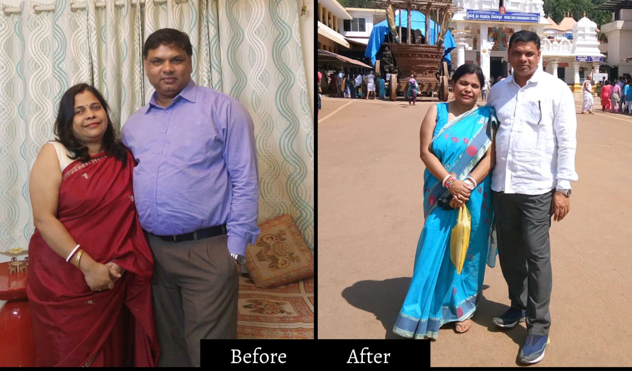 Rashmi Ghosh before and after weight loss