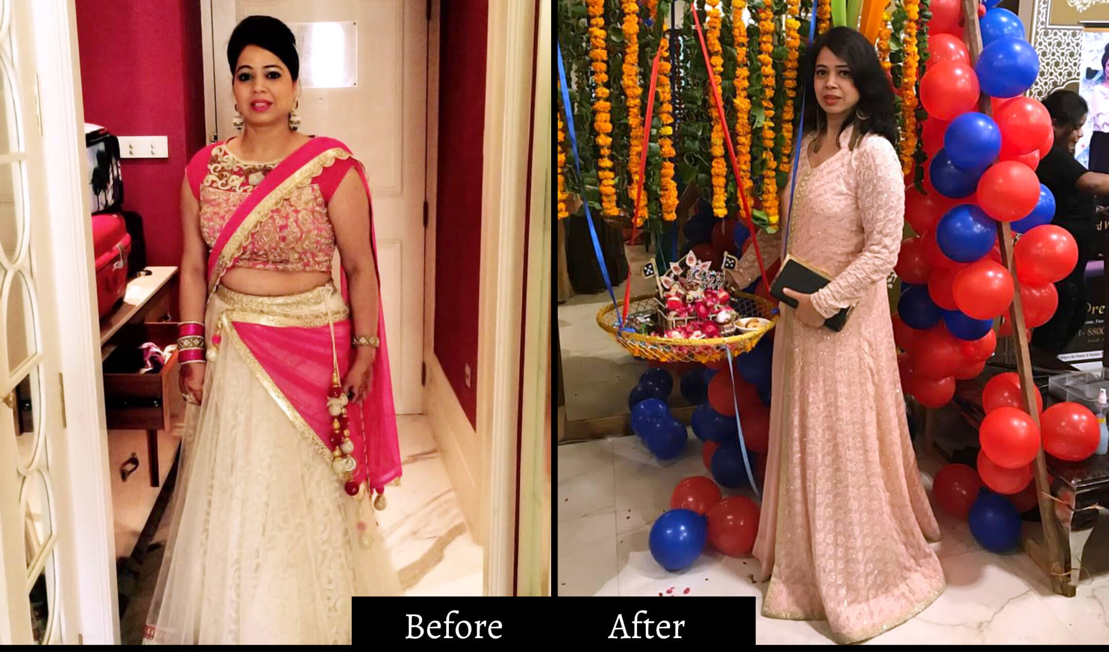 Nisha Aggarwal before and after