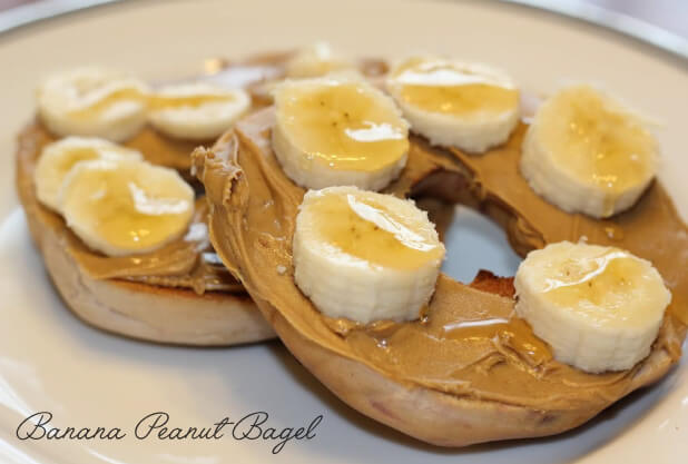 Banana Peanut Bagel Recipe Banana Peanut Bagel Recipe