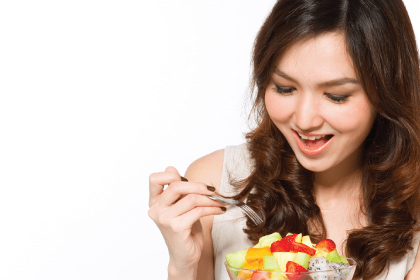 nutrition with fruits and nuts