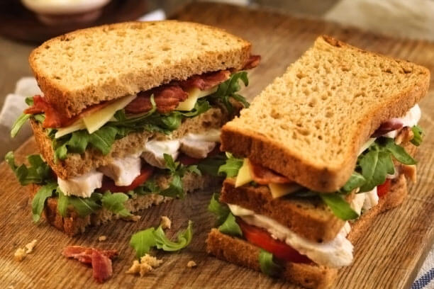 Brown Bread Sandwich as healthy snack Brown Bread Sandwich as healthy snack