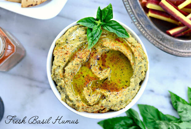 Fresh Basil Humus Recipe Fresh Basil Humus Recipe