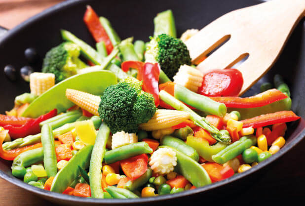 Stock up on vegetable intake