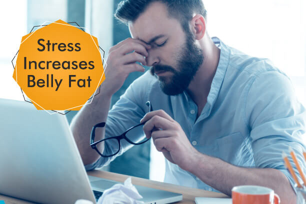 Stress can only increase belly fat Stress can only increase belly fat