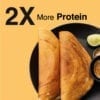 Quinoa Dal Dosa: 2x more protein