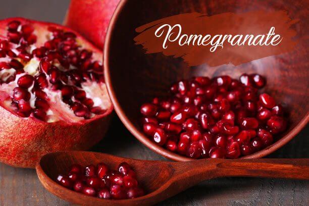 Iron rich fruits Pomegranate: Rich in Iron